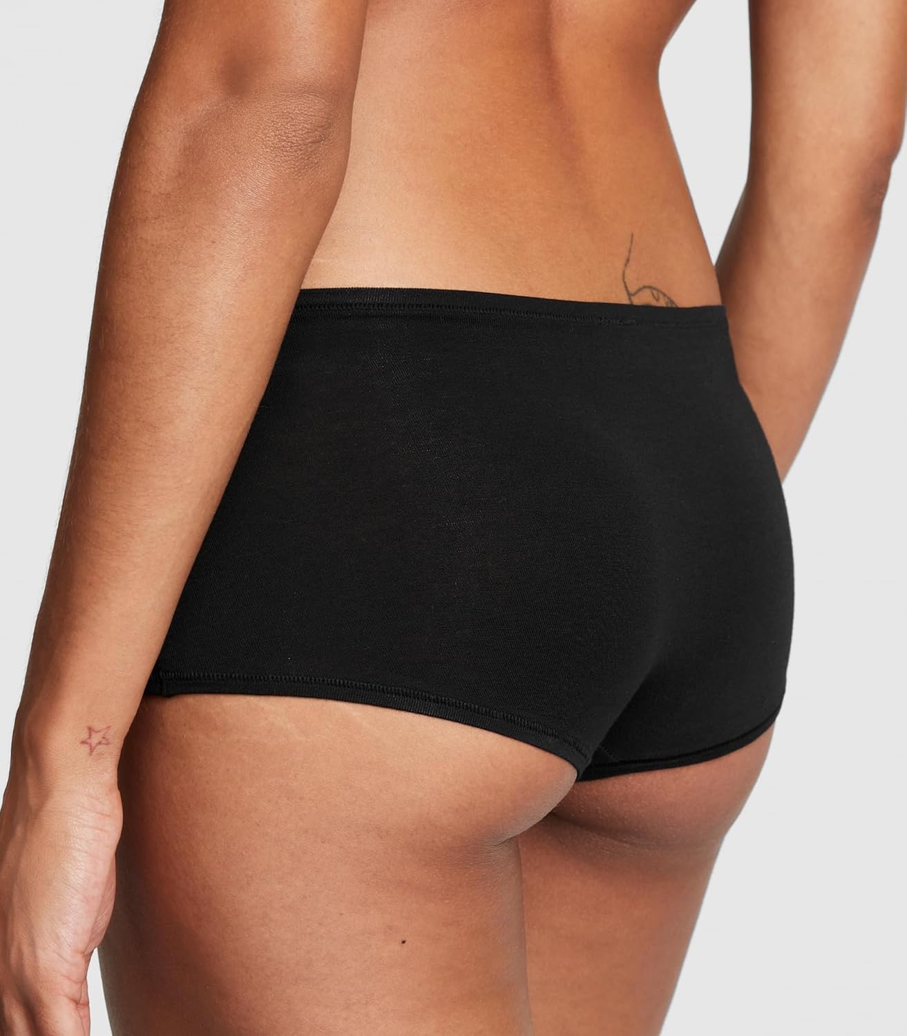 Комплект трусиков-шорт Victoria's Secret PINK Cotton, 5 предметов, мультиколор — фото 3