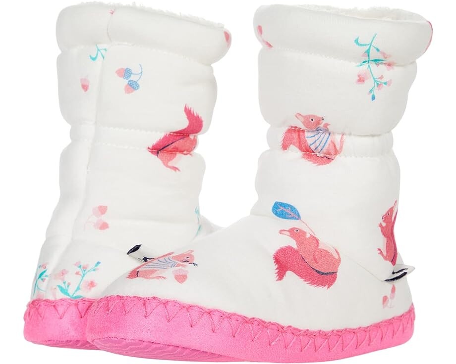 

Домашняя обувь Joules Padabout Boot Slippers, цвет White Squirrel