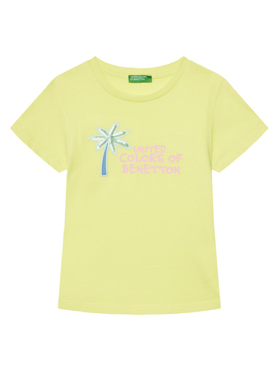 

Футболка обычного кроя 3I1XG10JB United Colors Of Benetton, желтый