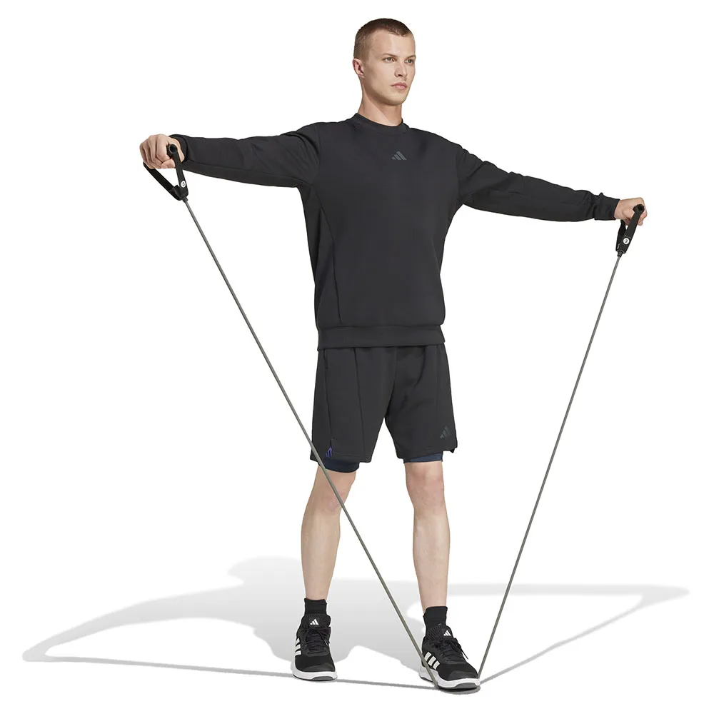 Шорты adidas Designed For Training Knit 7´´, черный — фото 4
