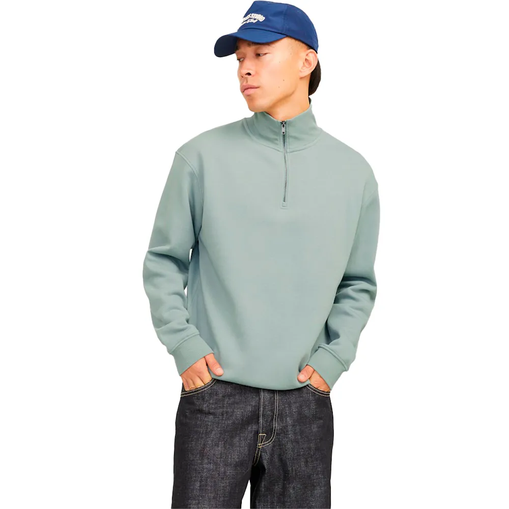

Толстовка Jack & Jones Bradley half zip, зеленый