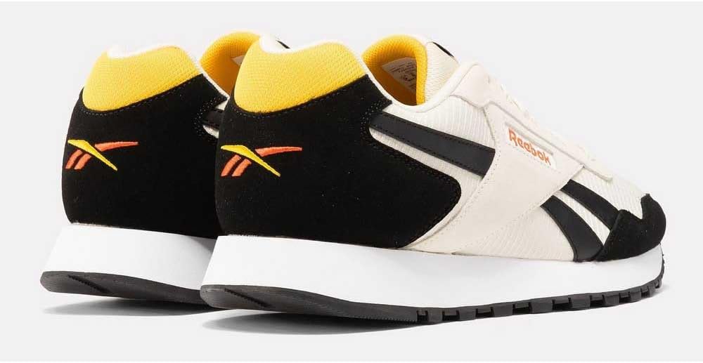 Кроссовки Reebok Glide для взрослых, унисекс, белый/черный — фото 4