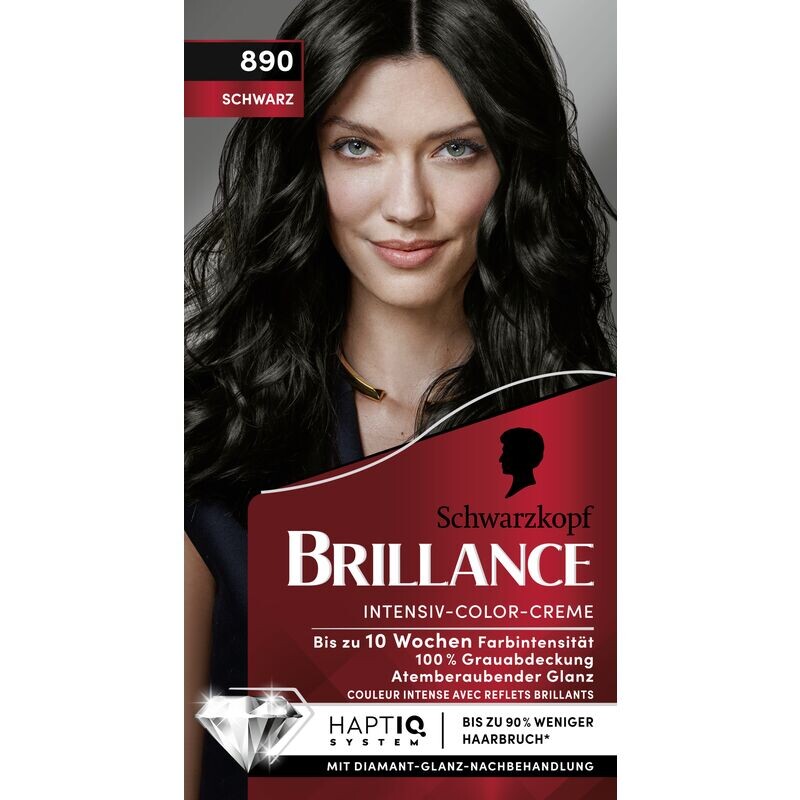 

Интенсивный цветной крем 890 Черный Brillance, 1 шт.