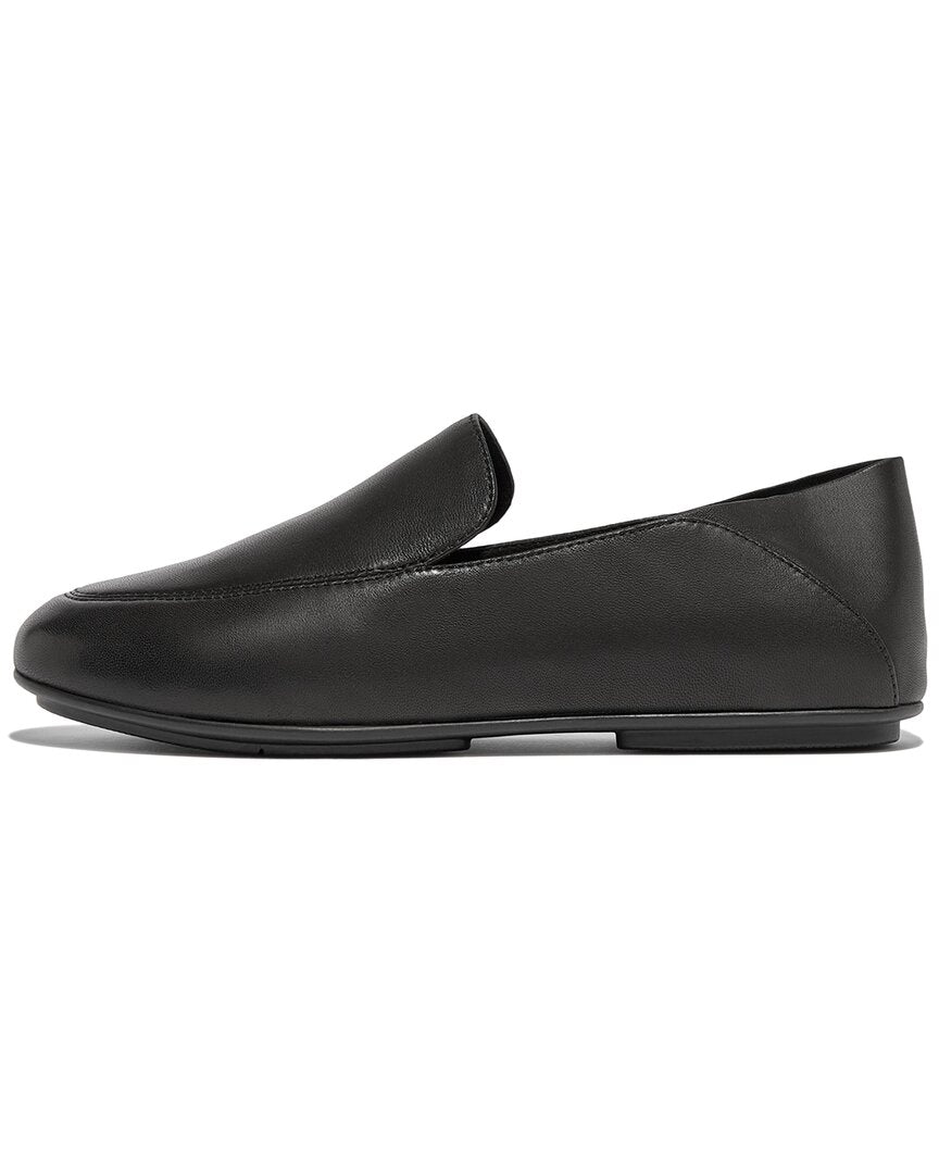 Фифлоп Аллегро Кожаные лоферы Fitflop, черный — фото 2