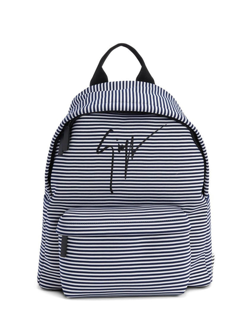 

Bud Signature Logo Backpack Giuseppe Zanotti, серый