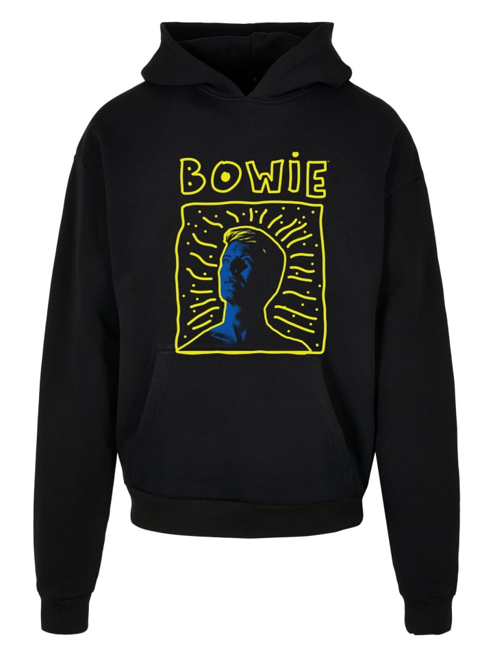 

Ультратяжелая толстовка с капюшоном David Bowie 90s Frame черного цвета F4NT4STIC