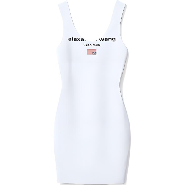 

Alexander Wang Платье без рукавов женское белое