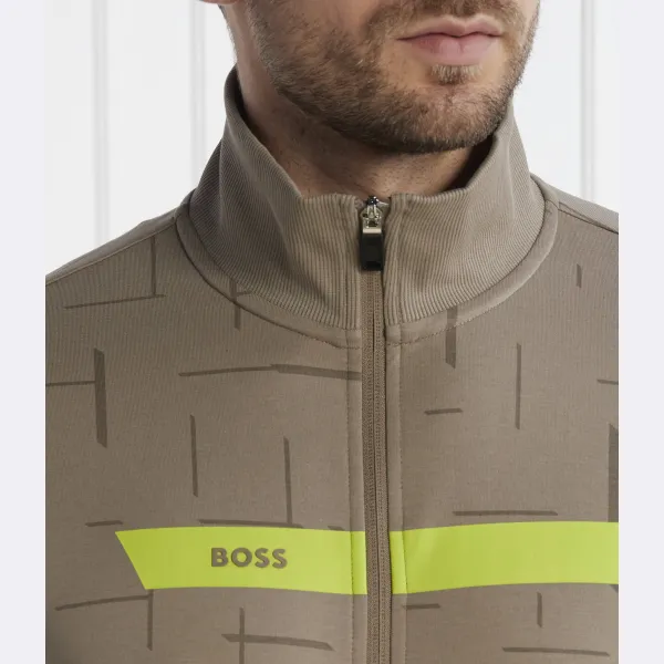 Толстовка skaz стандартного кроя Boss, зеленый — фото 4