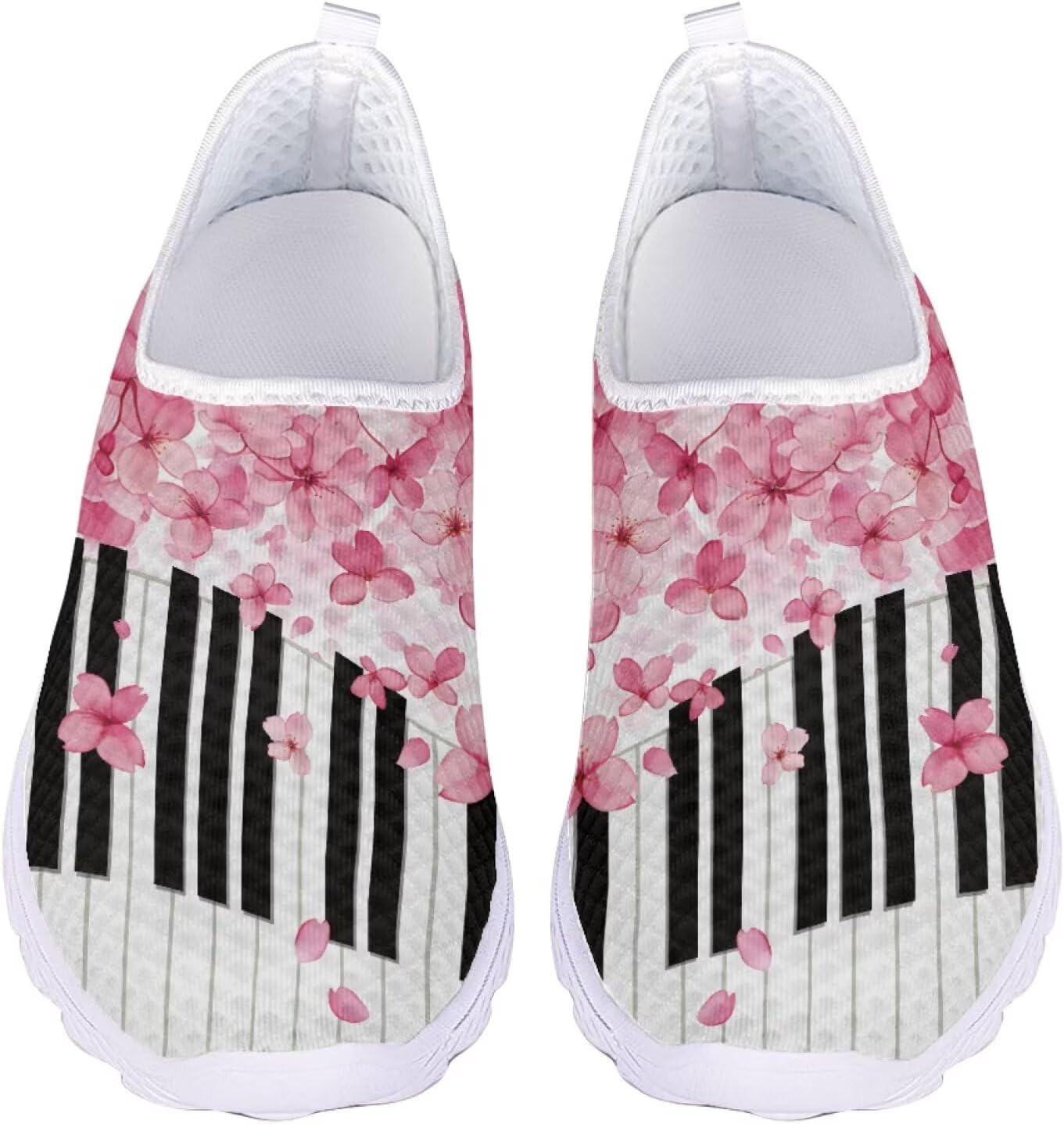 

Кроссовки Jeiento с американским флагом для мужчин и женщин, обувь для бега по дороге, женские и мужские удобные кроссовки для ходьбы, теннисные кроссовки, спортивная обувь, Cherry Blossom Musical