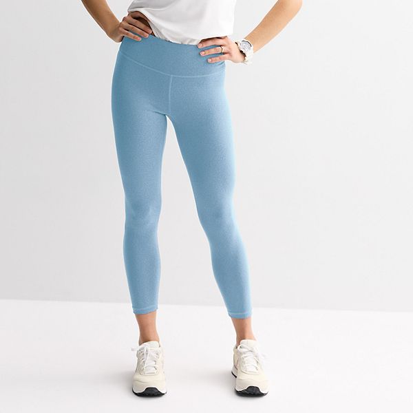 

Женские базовые мягкие леггинсы 7/8 Tek Gear, Ocean Teal Texture