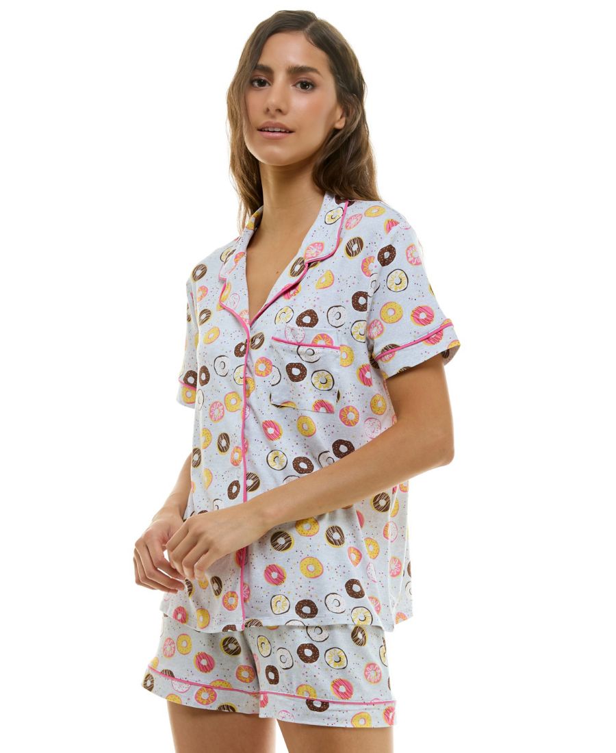 

Женский комплект из топа и шорт с принтом Derek Heart, Donut Shop