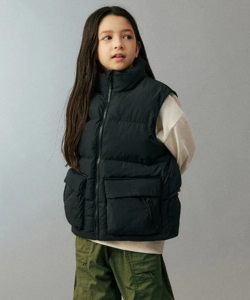 Жилет утепленный MUSINSA STANDARD KIDS, черный