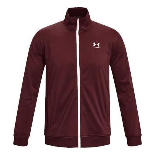 

Куртка sportstyle tricot training jacket 'burgundy' Under Armour, бургундия