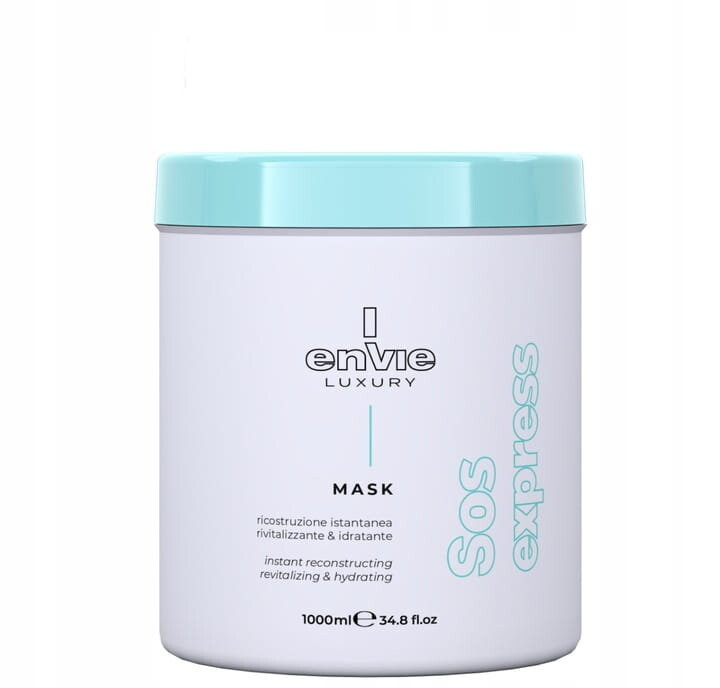 Envie Luxury Mask Sos Express, восстанавливающая маска для поврежденных и сухих волос 1000мл Inna Marka — фото 3