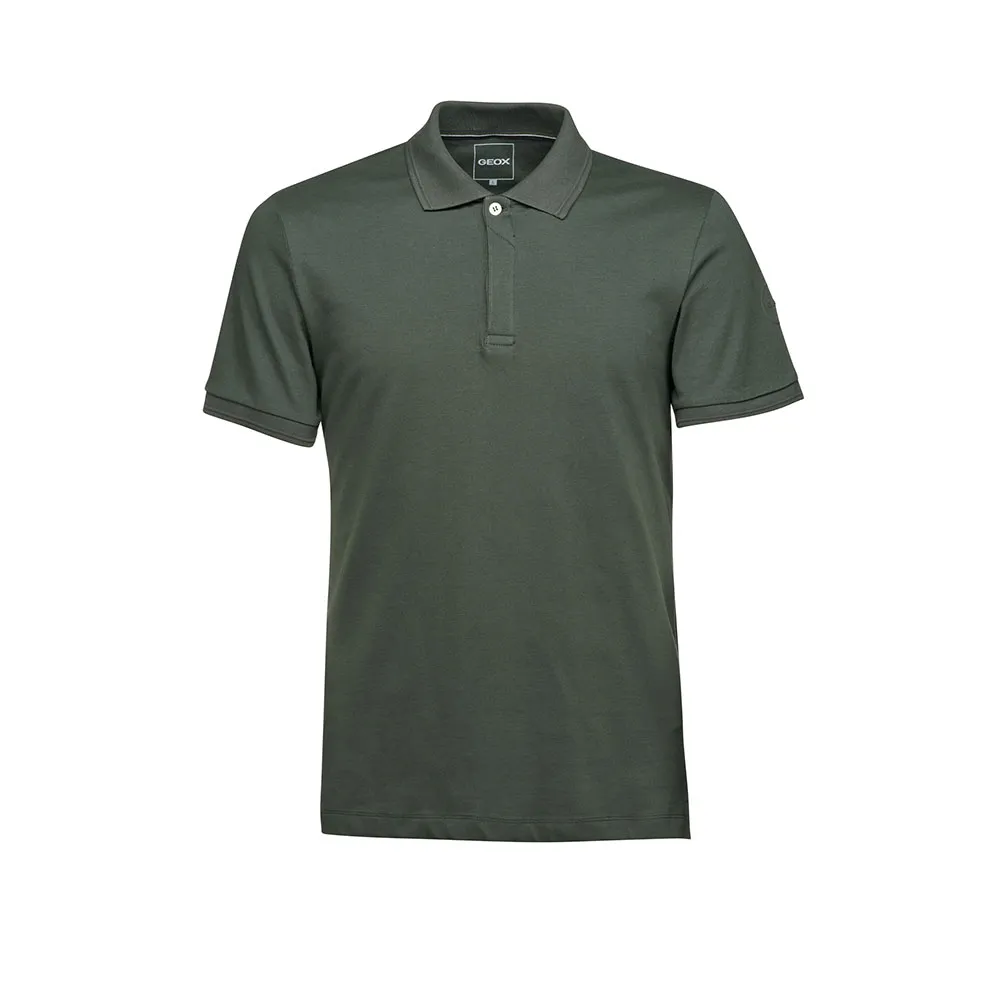 

Поло с коротким рукавом Geox Stretch A, зеленый