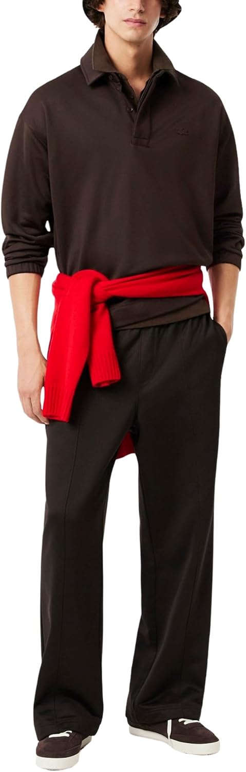 Футболка поло Lacoste Paris Stretch pique мужская, классическая, Tanin Chine — фото 4