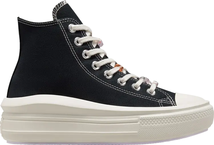 

Кроссовки Wmns Chuck Taylor All Star Move Platform High 'DIY Beads', черный