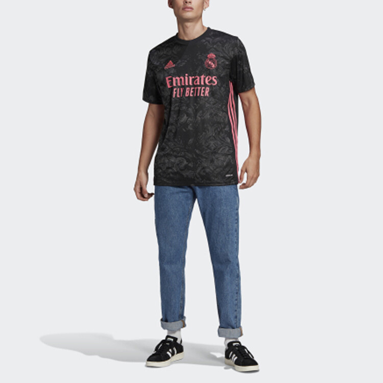 Третья аутентичная футболка Real Madrid 20/21 Adidas, черный — фото 2