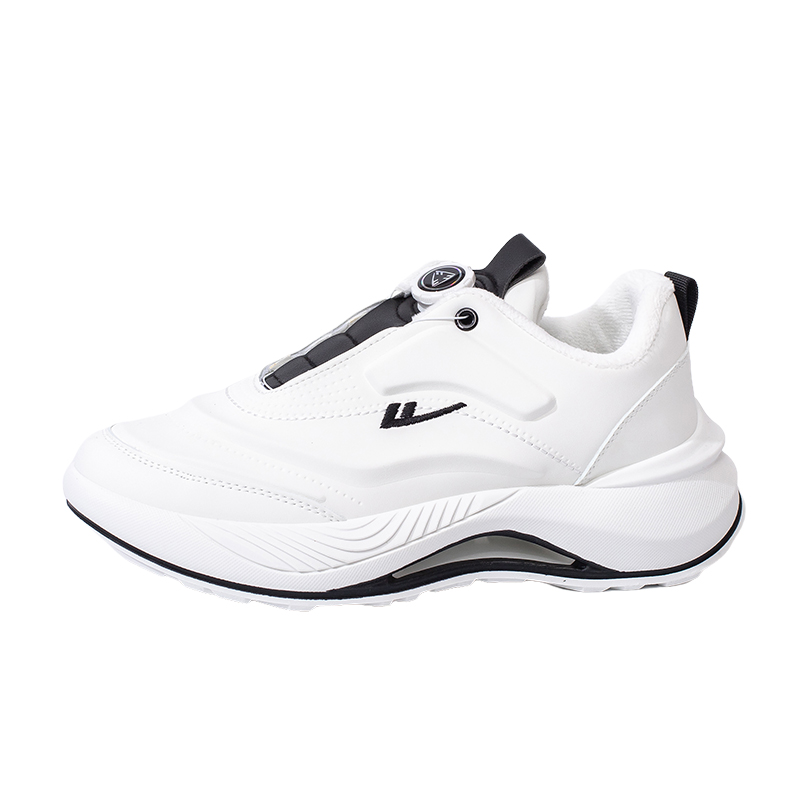 

Скользоустойчивые, износостойкие, легкие низкие кроссовки Warrior для мужчин бело-черные