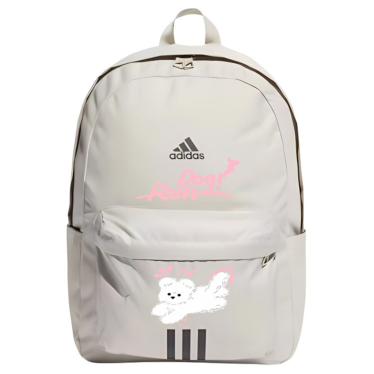 

Adidas Переработанный полиэстеровый рюкзак унисекс светло-серый, Flying Puppy