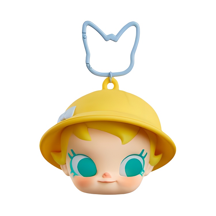 

POP MART Силиконовый чехол для наушников Molly унисекс бежево-желтый, Beige & Yellow