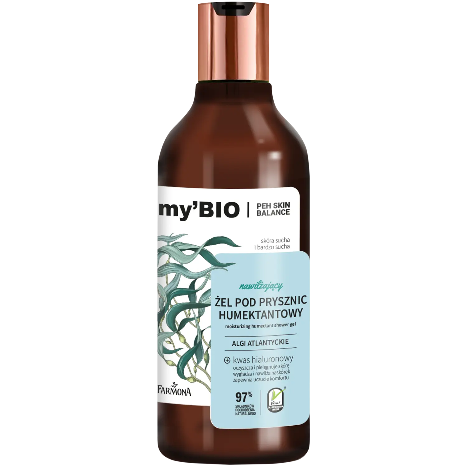 

Увлажняющий гель для душа My'Bio Peh Skin Balance, 500 мл