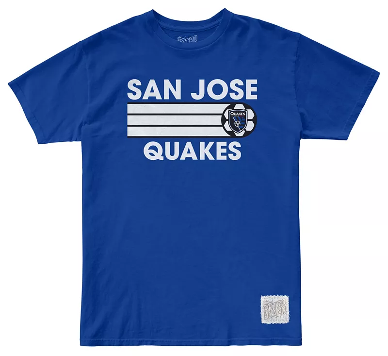 

Молодежная футболка в стиле ретро San Jose Earthquakes True Blue Retro Brand