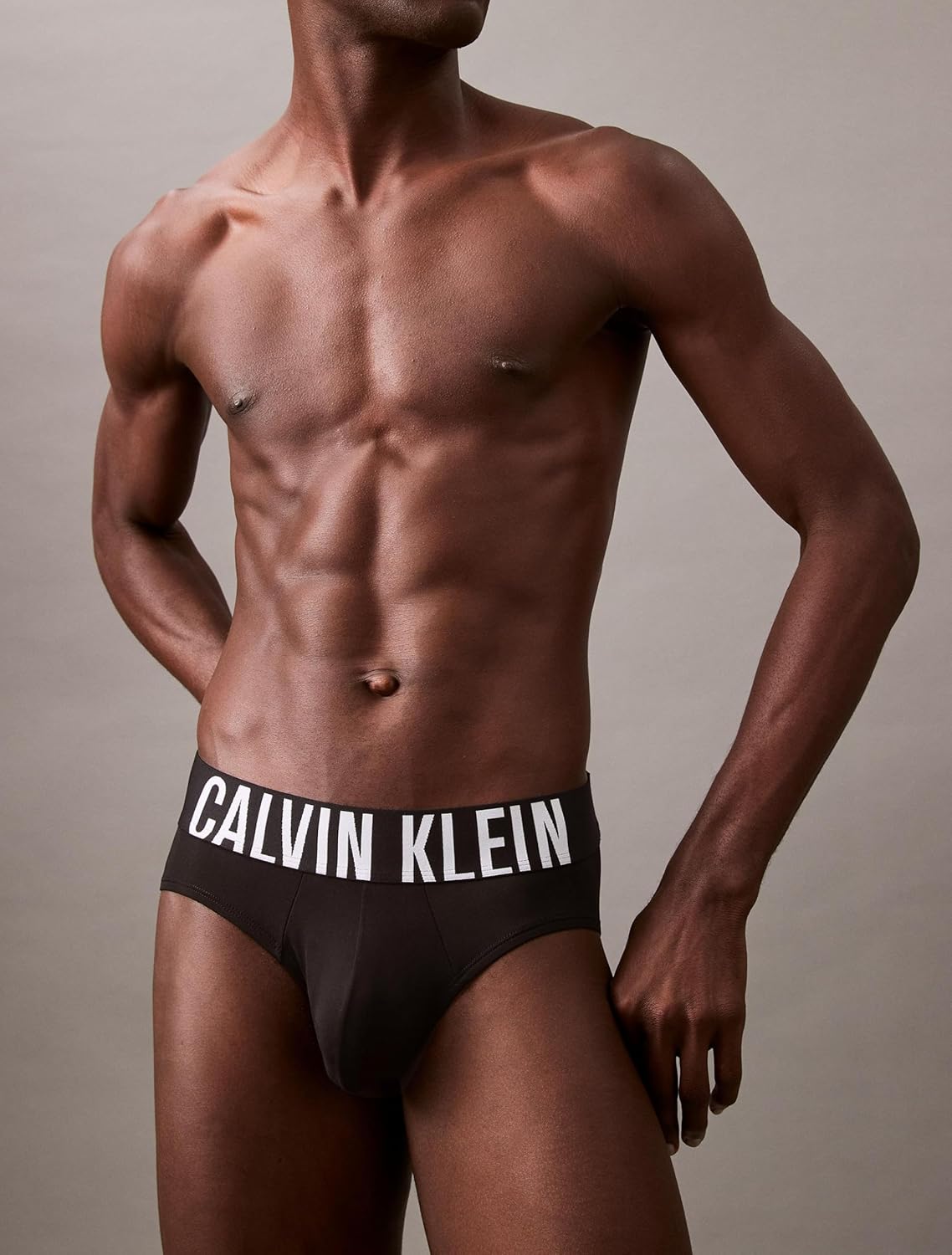 Комплект трусов-брифов Calvin Klein Intense Power Hip, 3 предмета, черно-аква/черно-белый/черно-синий — фото 4