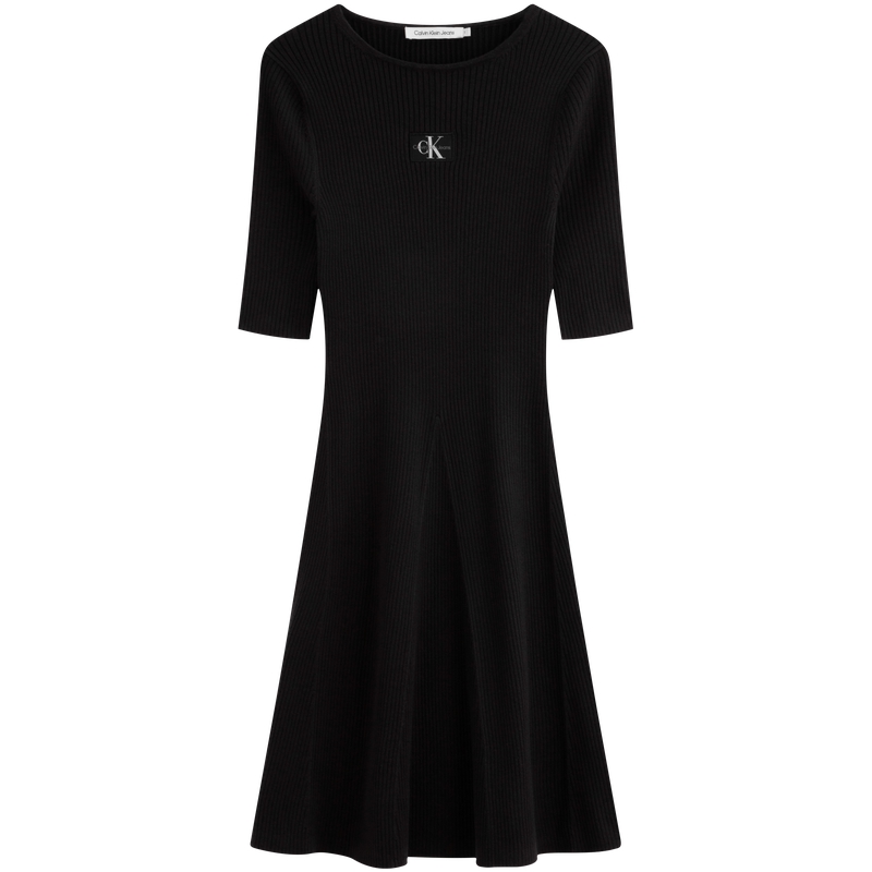 

Платья с короткими рукавами для женщин Calvin Klein, beh-space черный