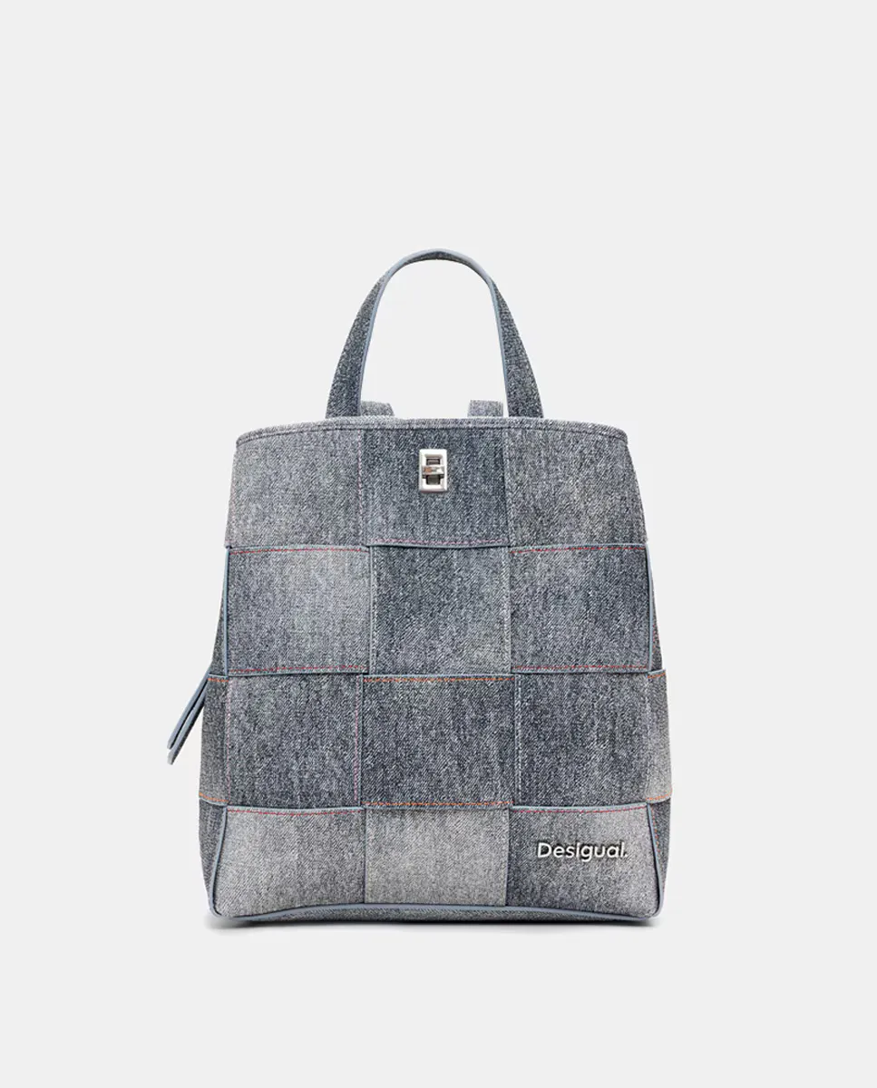 

Мини-рюкзак плетеный Desigual, синий