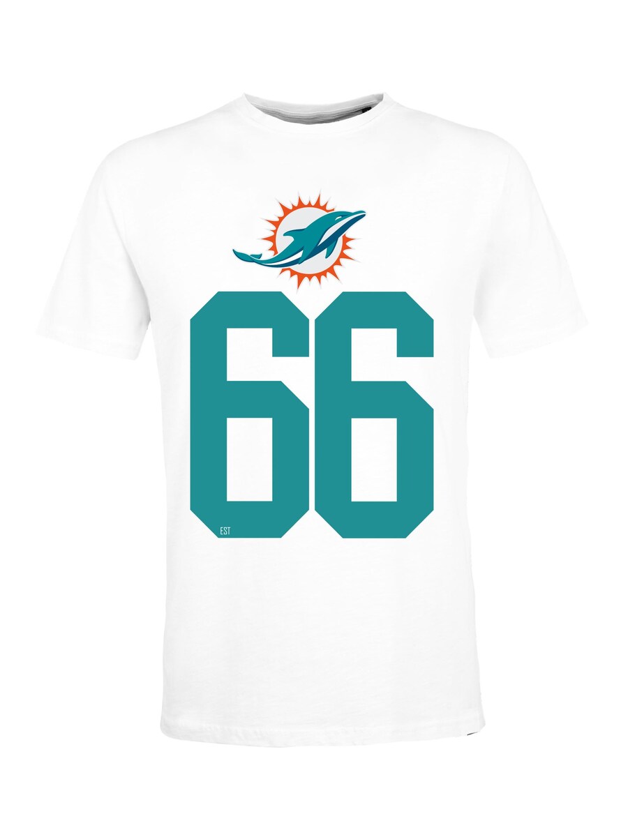 

Рубашка Recovered NFL Dolphins 82 Core, белый