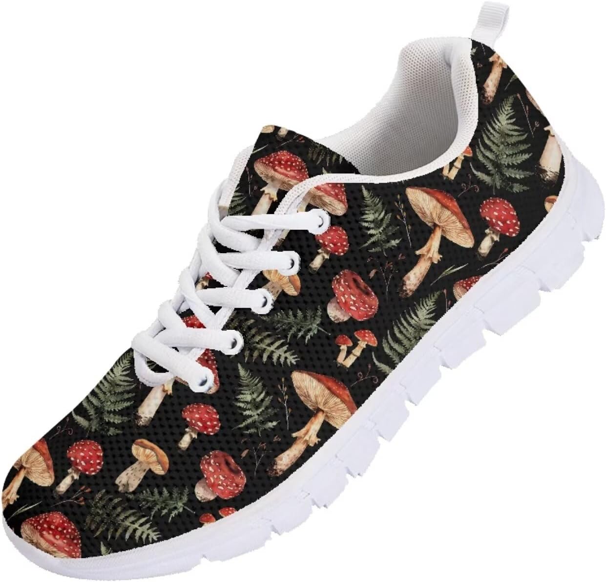 

Мужские кроссовки Funnydude Funny Print для бега, осенние легкие повседневные теннисные кроссовки для тренировок, Mushroom B