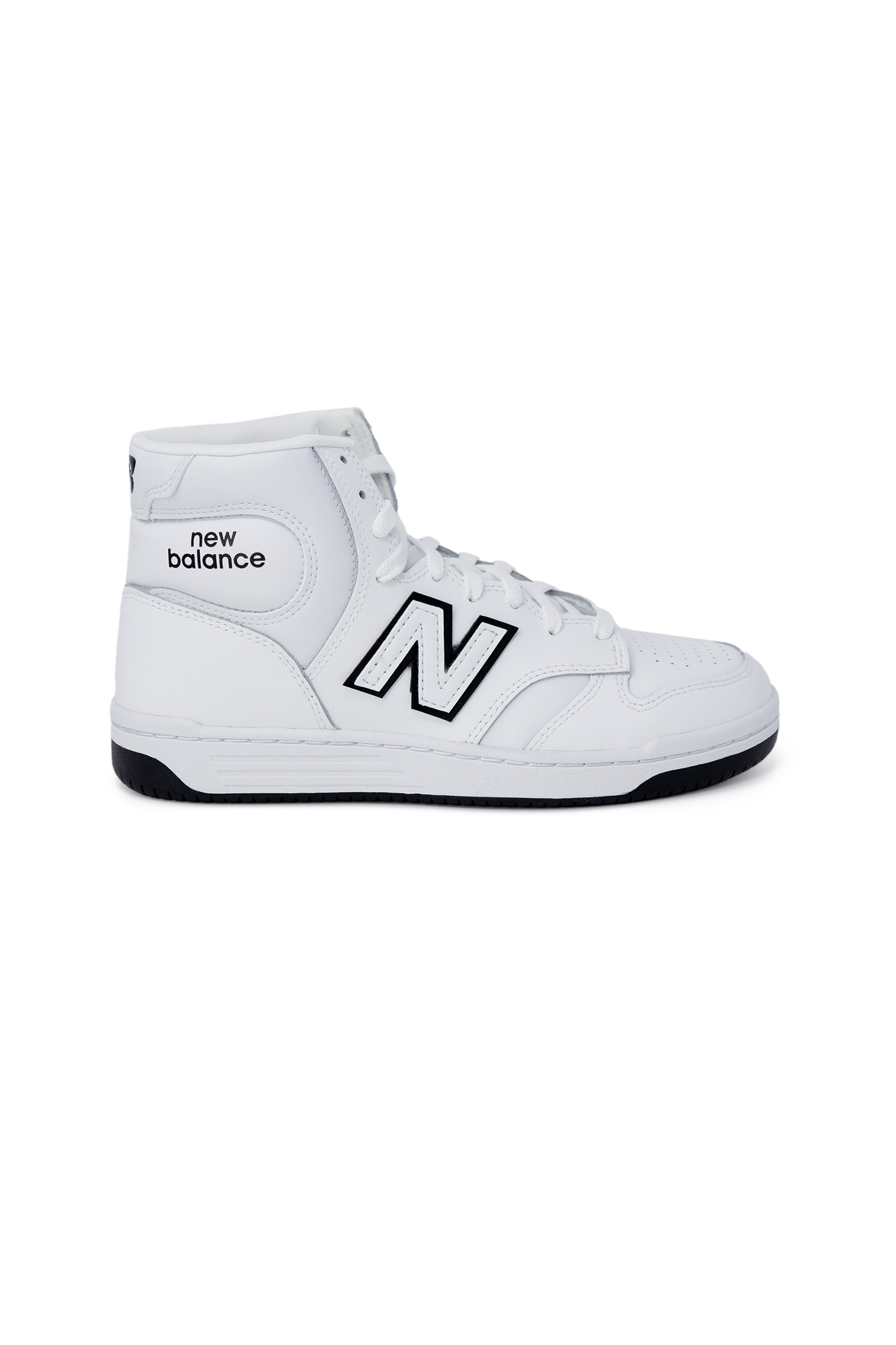 Кроссовки женские New Balance кожаные высокие, белый
