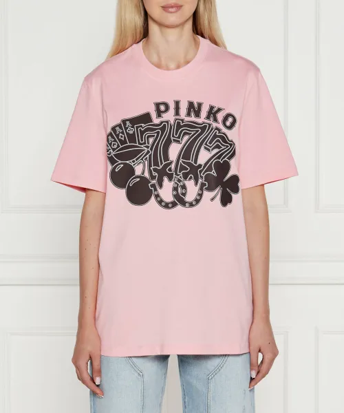 

Футболка Regular fit Pinko, розовый