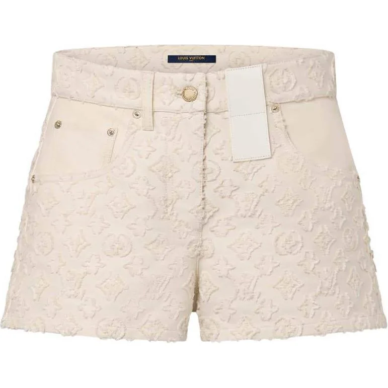 Шорты мини Monogram Fil Coupé LOUIS VUITTON, экрю