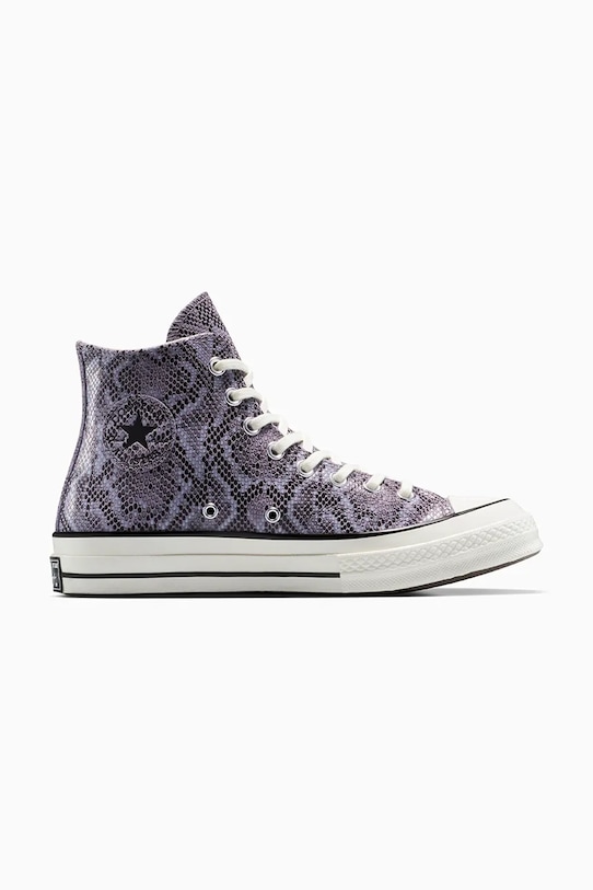 Кроссовки Chuck 70 с принтом под змеиную кожу Converse, фиолетовый