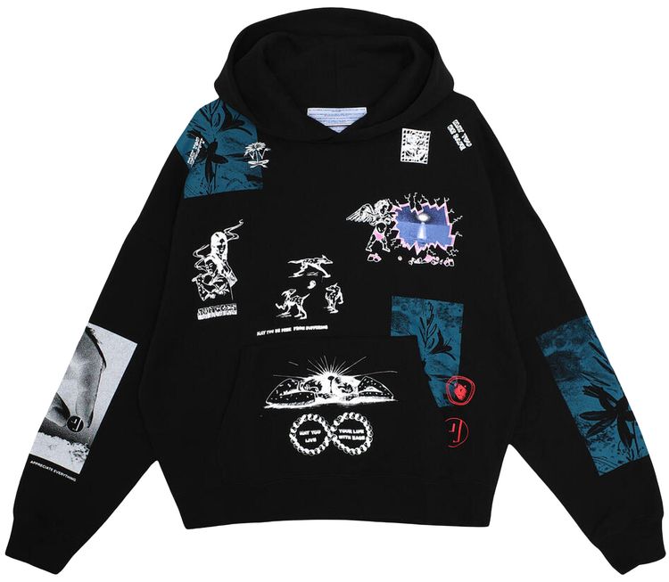 

Худи Jungles Winter 25 Test Print, черный