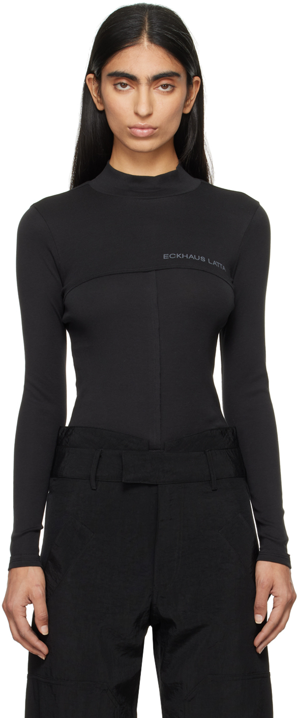 

Футболка детская с резинкой Eckhaus Latta, черный