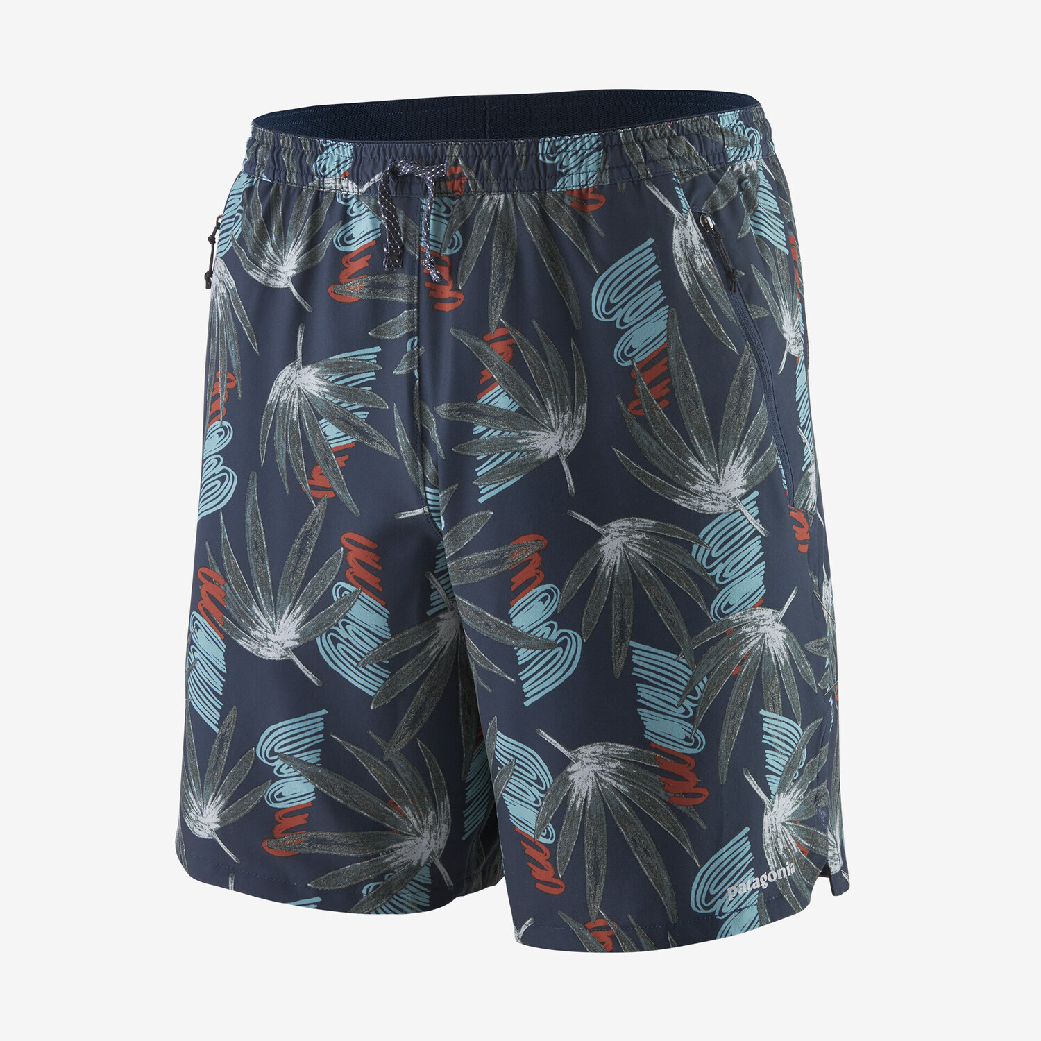 

Мужские шорты Nine Trails Patagonia, цвет Tropical Ecuador: New Navy