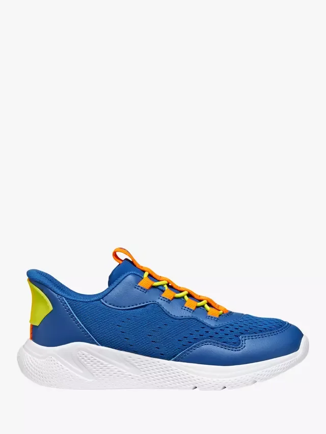 Детские кроссовки Sprintye Fast Mesh, сине-оранжевые Geox