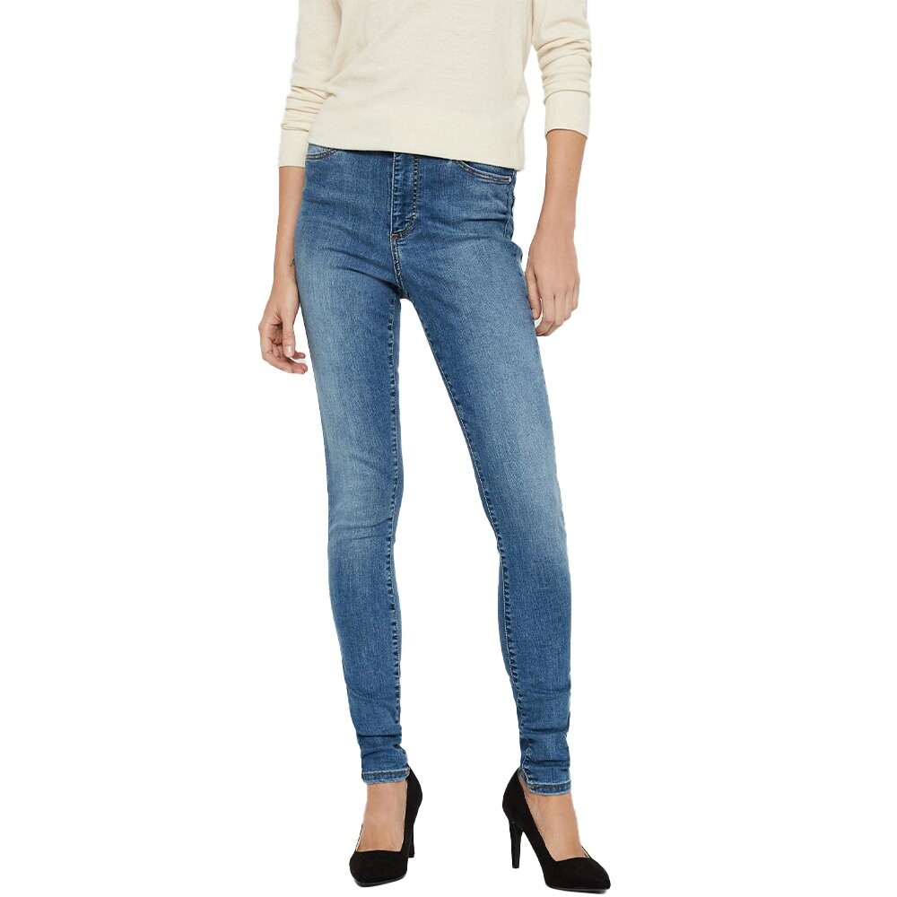 

Брюки Vero Moda Sophia High Waist Skinny, синий