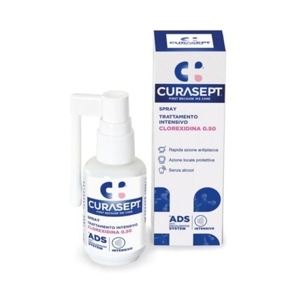 

CURASEPT Ads Спрей 0,5% Местное лечение десен 30 мл