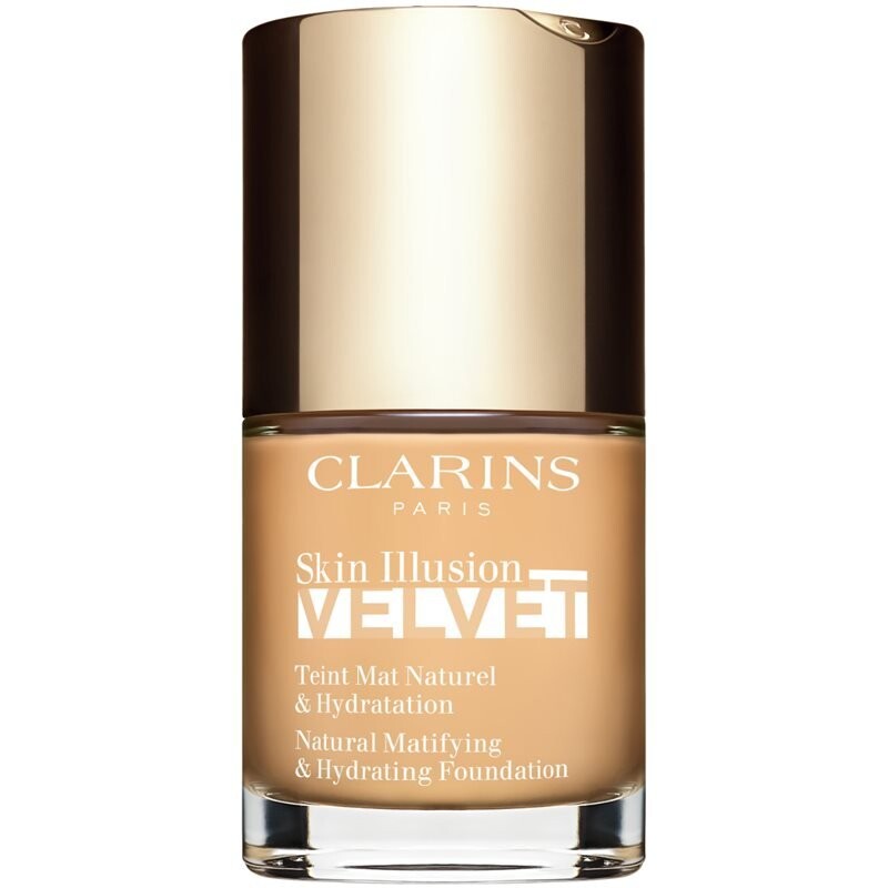

Жидкая тональная основа Clarins Skin Illusion Velvet с матовым финишем и питательным эффектом оттенок 105N 30 мл