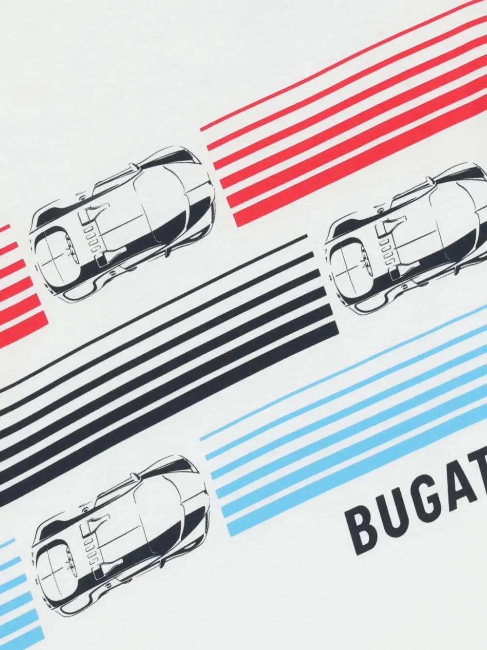 Футболка в полоску Bugatti Kids, белый — фото 3