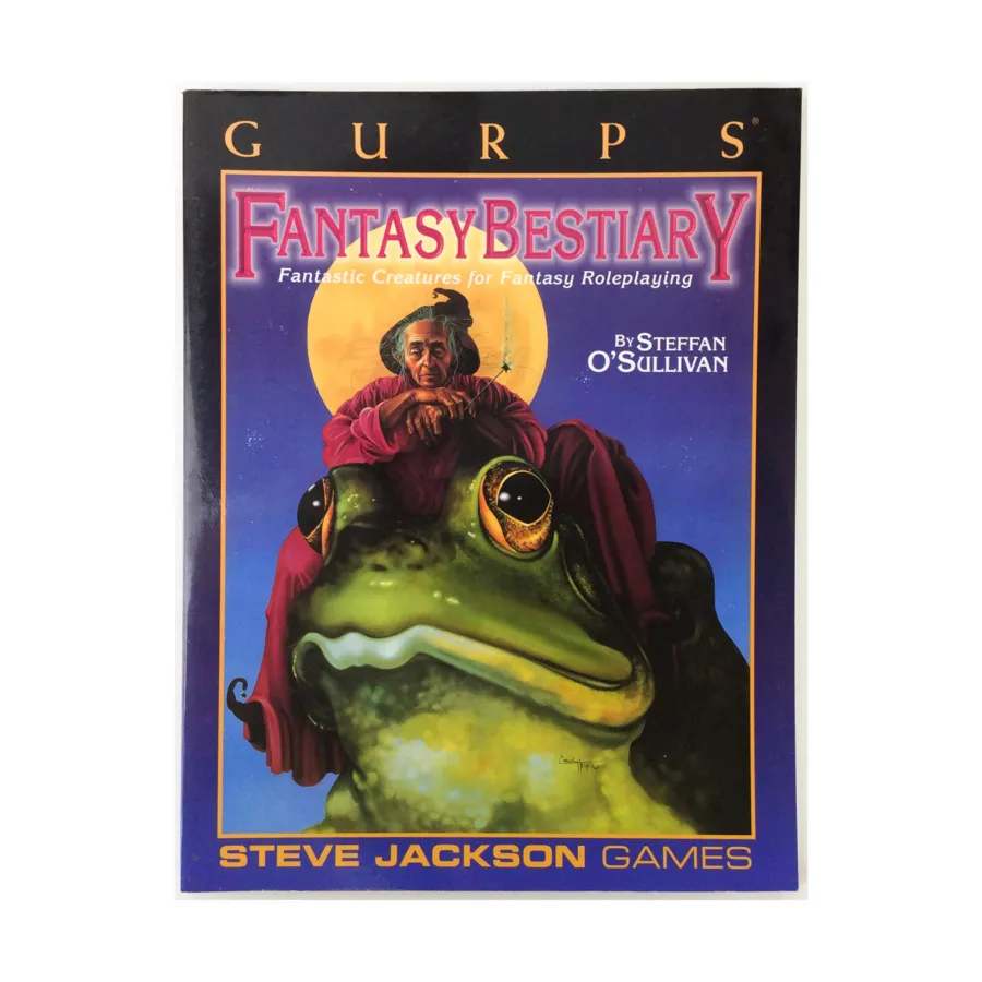 

Fantasy Bestiary (1st Edition, 3rd Printing), GURPS (1st-3rd Edition) - Fantasy, мягкая обложка