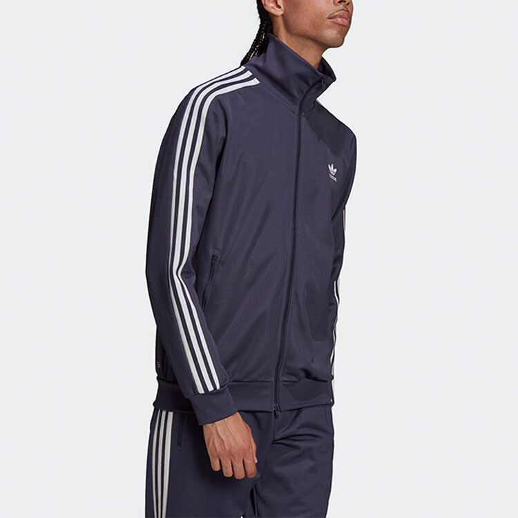 Куртка мужская темно-серая и темно-синяя Adidas Originals, темно-серый/темно-синий — фото 3