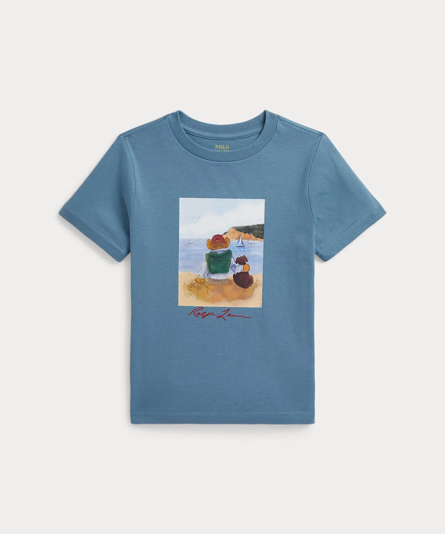 Детская футболка Polo Ralph Lauren с принтом Polo Bear