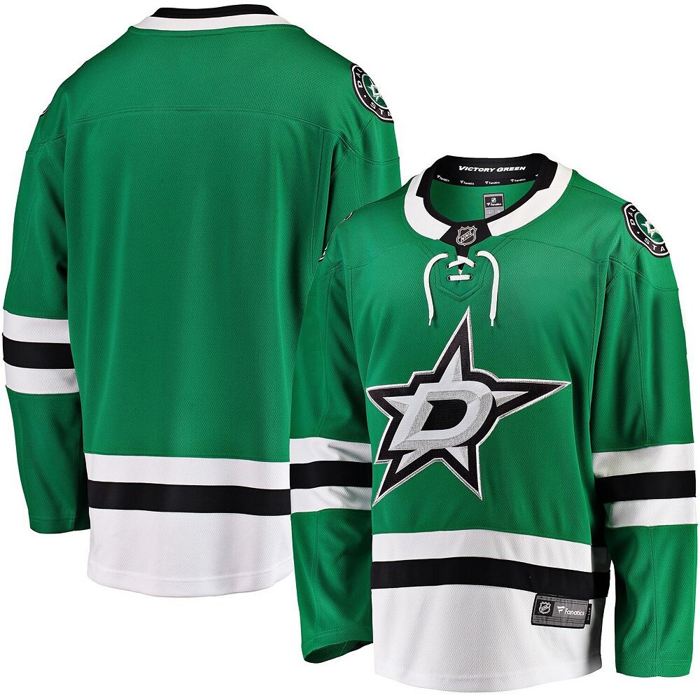 

Мужская зеленая домашняя футболка с логотипом Fanatics Dallas Stars, цвет Str Green