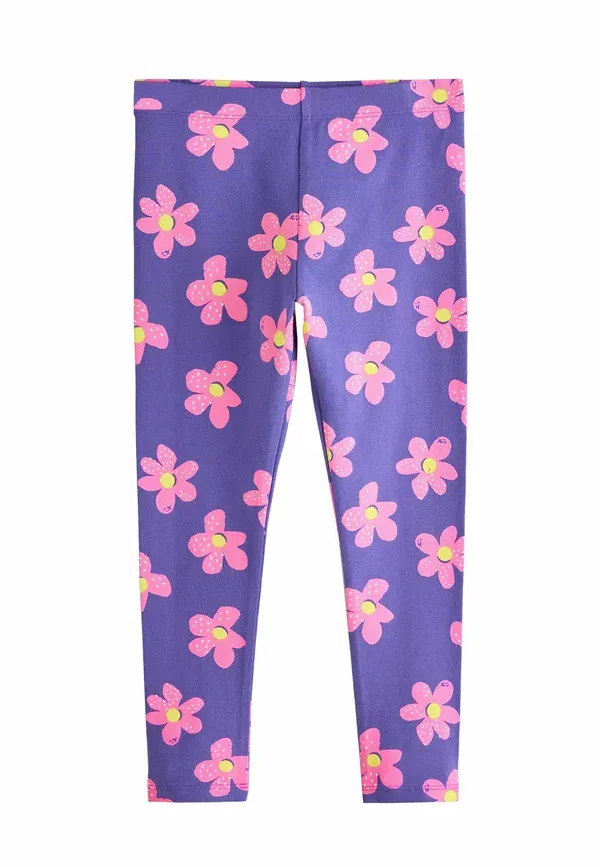 Леггинсы Next, purple pink flower, фиолетово-розовый цветок