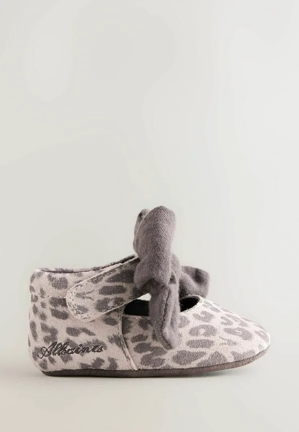 Классические туфли-мэри-джейн с бантом Smallsaints, Leopard — фото 3